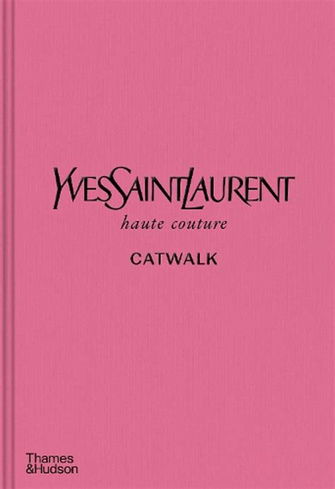 ysl black book|yves saint laurent catwalk book.